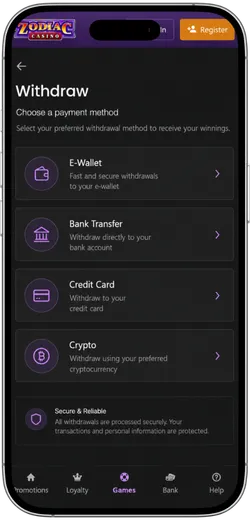 Select a Payment Method